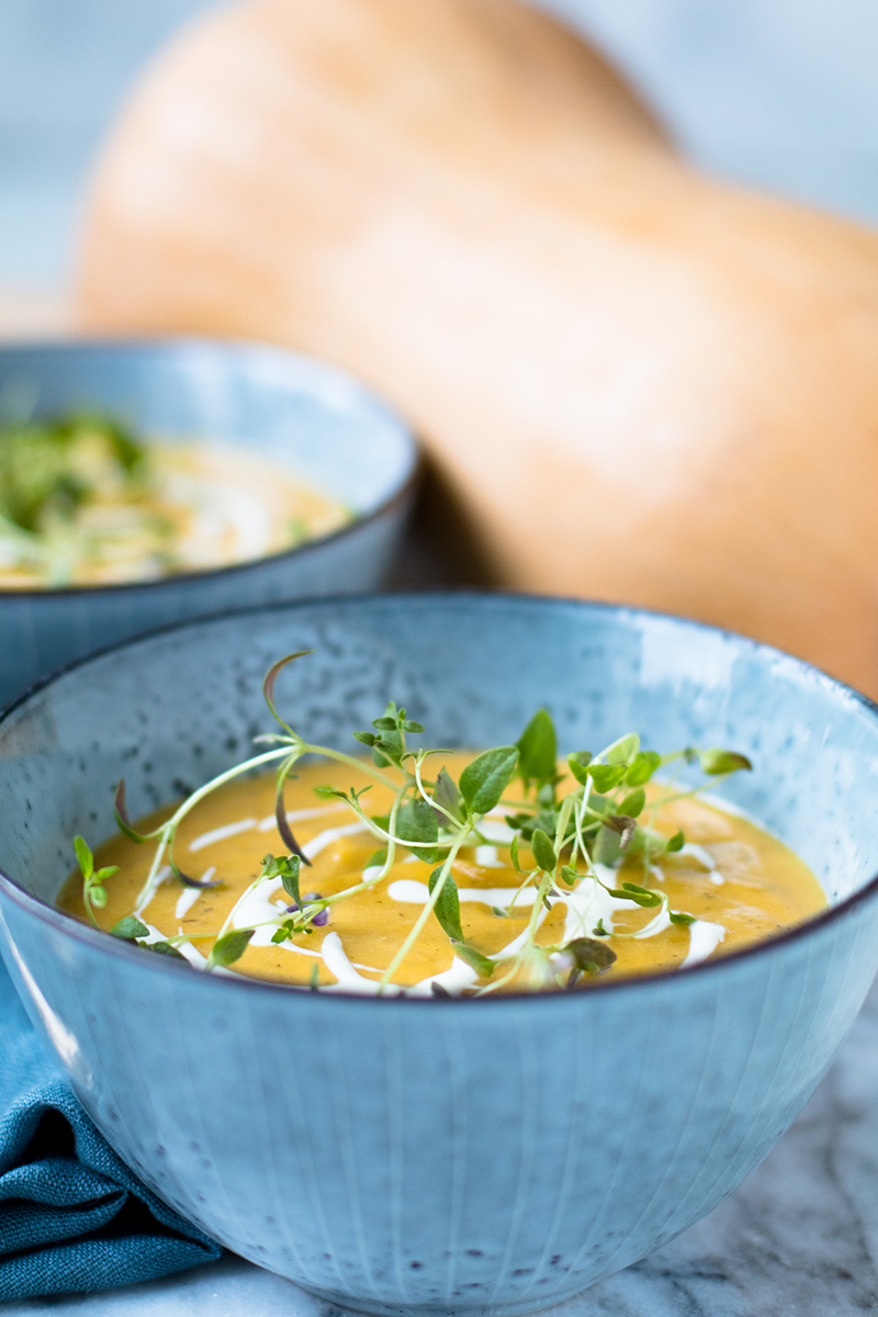 Butternut Squash Parmesan Soup | Baker vs. Runner